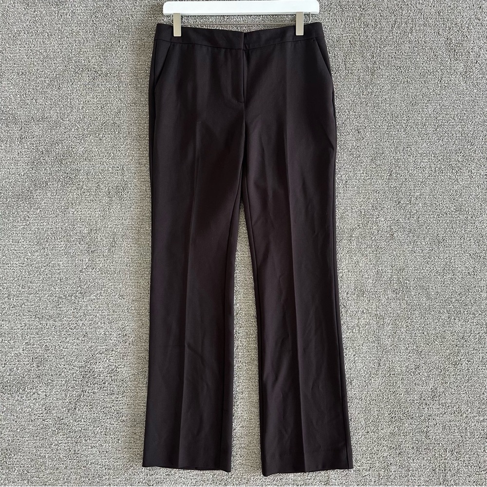 Chico’s Flex Waist Modern Tailored Full Length Pant Cocoa‎ Bean Trousers 0/US 4